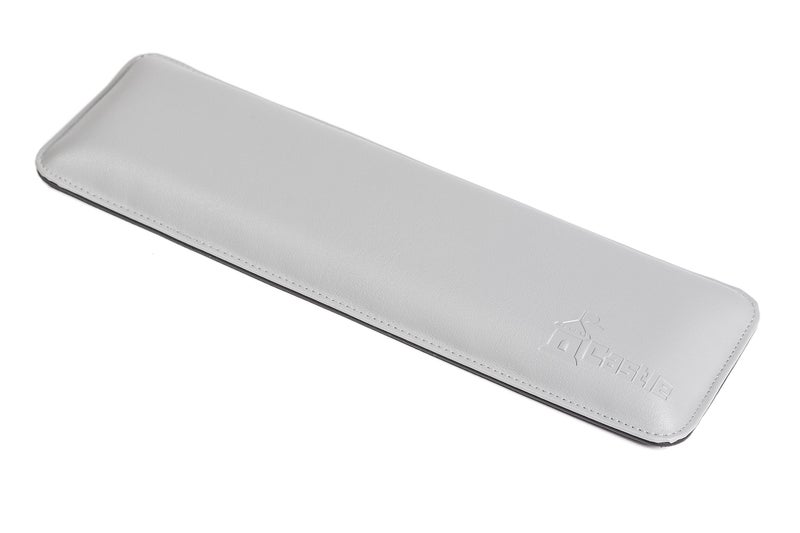 Castle Bailey Tenkeyless by Castle - Wrist Rest for Keyboards with Around 87 Keys - Leather Ergonomic Computer Extra Firm Wrist Support for Typists, Gaming, and Heavy Office Use (Stone, Tenkeyless) - Image 1
